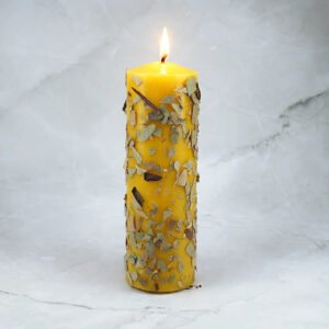 Bougie ritualisée - Vent d'or