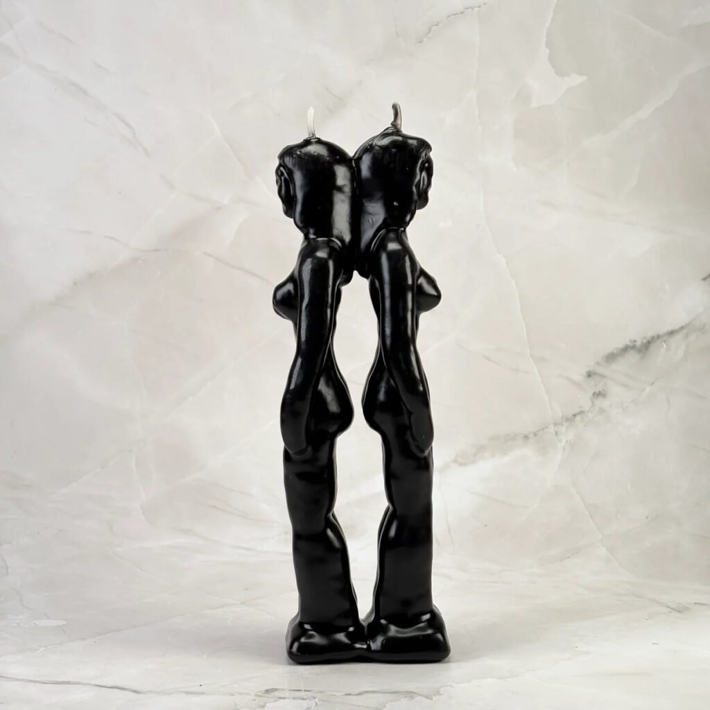 Bougie Dagyde couple séparé (femme / femme)